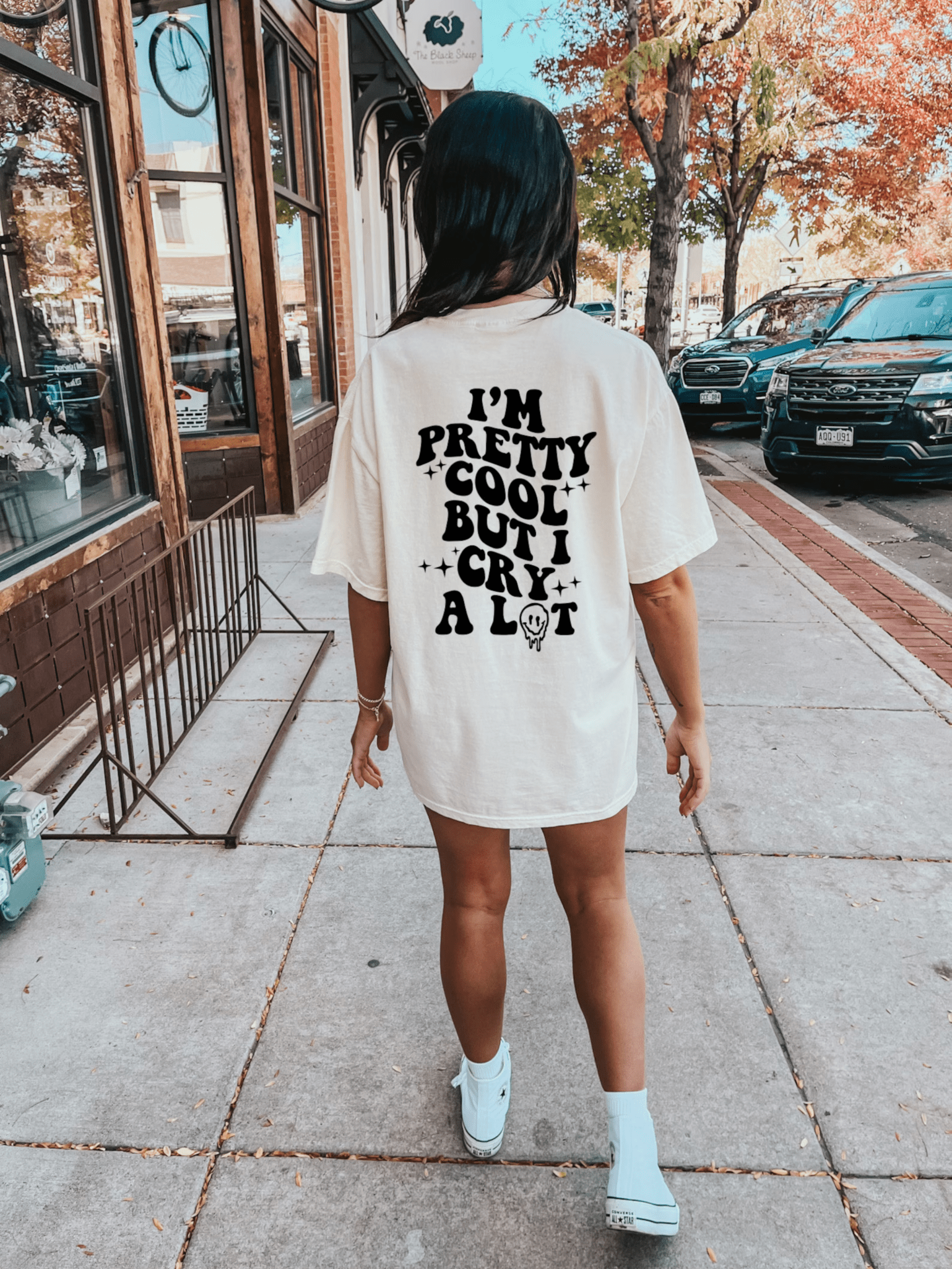 I'm Pretty Cool But I Cry A Lot T-Shirt - My morning vibes