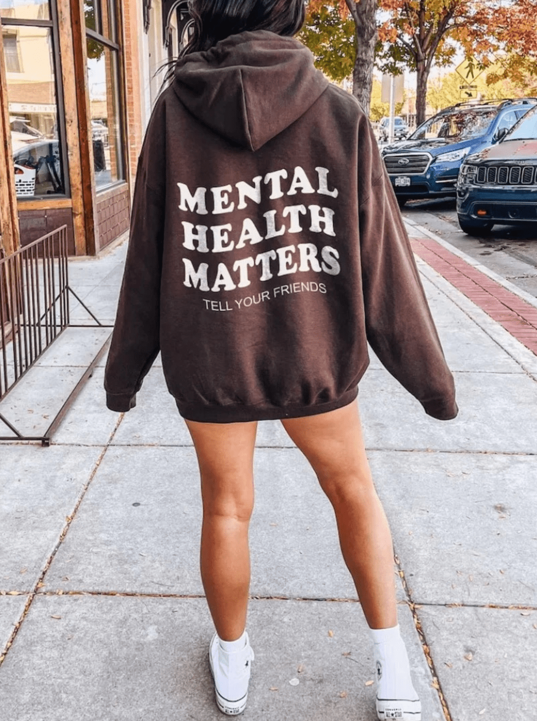 Mental Health Matters (Tell your friends) Hoodie - My morning vibes